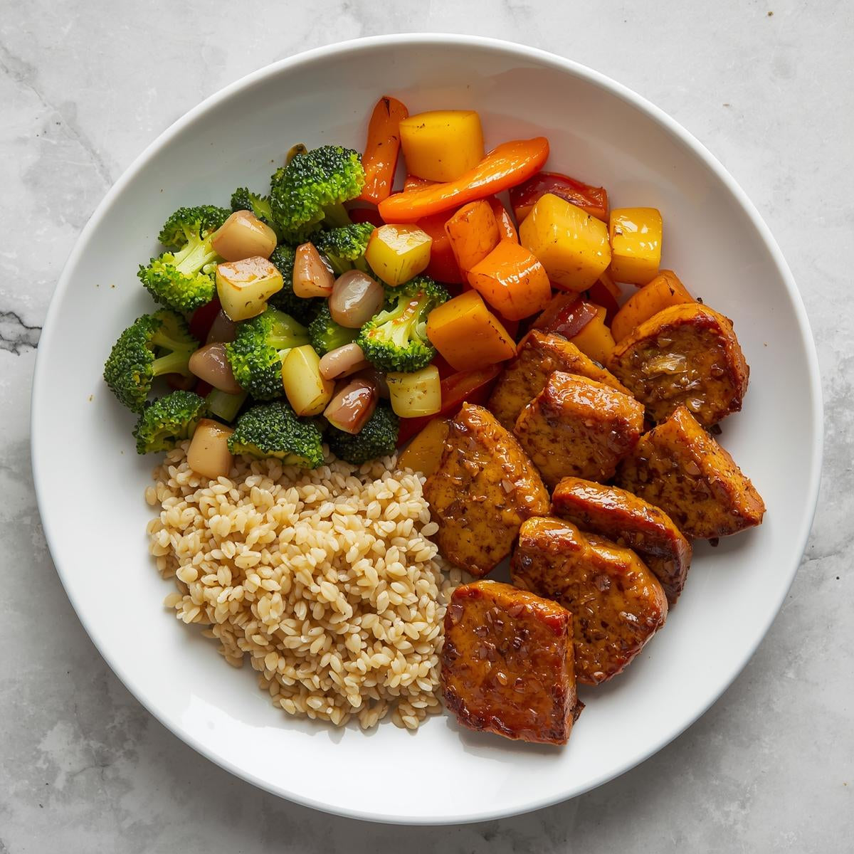 Menestra de Verduras con Tempeh y Quinoa